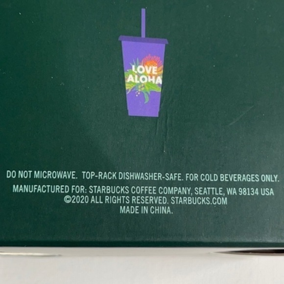 Starbucks Hot Sun Cold Brew Limited Edition Hawaii Reusable Cup $5 ADD ON ONLY!! - Picture 8 of 9